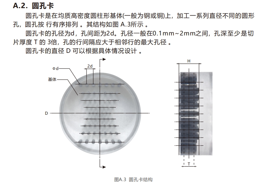 工業CT檢測卡3-圓孔卡